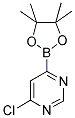 4-CHLORO-6-(4,4,5,5-TETRAMETHYL-1,3,2-DIOXABOROLAN-2-YL)PYRIMIDINE 结构式