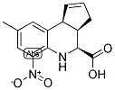 (3aR,4S,9bS)-8-Methyl-6-nitro-3a,4,5,9b-tetrahydro-3H-cyclopenta[c]quinoline-4-carboxylic acid 结构式