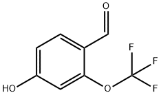 4 -羟基- 2 -(三氟甲氧基)苯甲醛 结构式