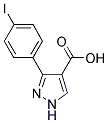 3-(4-IODOPHENYL)-PYRAZOLE-4-CARBOXYLIC ACID 结构式