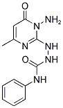 2-(1-AMINO-4-METHYL-6-OXO-1,6-DIHYDROPYRIMIDIN-2-YL)-N-PHENYLHYDRAZINECARBOXAMIDE 结构式
