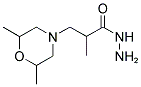 Α,2,6-三甲基-4-吗啉丙酸酰肼 结构式