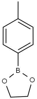 2-p-Tolyl-[1,3,2]dioxaborolane 结构式