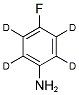 4-Fluoroaniline-2,3,5,6-d4 结构式