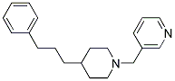 3-[4-(3-PHENYL-PROPYL)-PIPERIDIN-1-YLMETHYL]-PYRIDINE 结构式