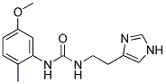 N-[2-(1H-IMIDAZOL-4-YL)ETHYL]-N'-(5-METHOXY-2-METHYLPHENYL)UREA 结构式