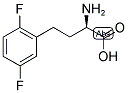 (R)-2-AMINO-4-(2,5-DIFLUORO-PHENYL)-BUTYRIC ACID 结构式