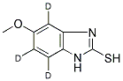 2-巯基-5-甲氧基苯并咪唑-4,6,7-氘代 结构式
