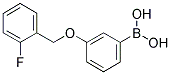 3-(2'-Fluorobenzyloxy)phenylboronic acid 结构式