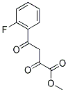 4-(2-氟苯基)-2,4-二氧代丁酸甲酯 结构式