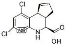 (3AR,4S,9BS)-7,9-DICHLORO-3A,4,5,9B-TETRAHYDRO-3H-CYCLOPENTA[C]QUINOLINE-4-CARBOXYLIC ACID 结构式