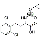 (S)-2-TERT-BUTOXYCARBONYLAMINO-4-(2,6-DICHLORO-PHENYL)-BUTYRIC ACID 结构式