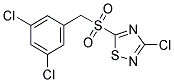 3-CHLORO-5-(3,5-DICHLOROBENZYLSULFONYL)-1,2,4-THIADIAZOLE 结构式