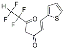 (1E)-6,6,7,7-TETRAFLUORO-1-THIEN-2-YLHEPT-1-ENE-3,5-DIONE 结构式