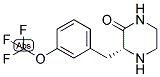 (R)-3-(3-TRIFLUOROMETHOXY-BENZYL)-PIPERAZIN-2-ONE 结构式