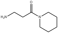 3-氨基-1-哌啶-1-基丙烷-1-酮盐酸盐 结构式