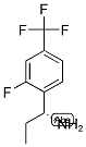 (R)-1-(2-氟-4-(三氟甲基)苯基)丙烷-1-胺 结构式