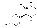 (S)-3-(4-METHOXY-PHENYL)-PIPERAZIN-2-ONE 结构式
