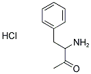 3-氨基-4-苯基-2-丁酮盐酸盐 结构式