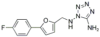 N1-((5-(4-FLUOROPHENYL)-2-FURYL)METHYL)-1H-TETRAZOLE-1,5-DIAMINE 结构式