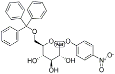 4-NITROPHENYL 6-O-TRITYL-ALPHA-D-GLUCOPYRANOSIDE 结构式