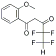 4,4,5,5-TETRAFLUORO-1-(2-METHOXYPHENYL)PENTANE-1,3-DIONE 结构式