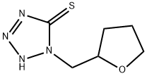 1,2-二氢-1-[(四氢-2-呋喃基)甲基]-5H-四唑-5-硫酮 结构式