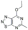 7-ETHOXY-5-METHYL[1,2,3]THIADIAZOLO[5,4-D]PYRIMIDINE 结构式