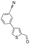 3-(5-FORMYL-3-THIENYL)BENZONITRILE 结构式
