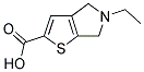 5-ETHYL-5,6-DIHYDRO-4H-THIENO[2,3-C]PYRROLE-2-CARBOXYLIC ACID 结构式