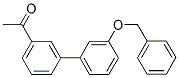 1-[3'-(BENZYLOXY)[1,1'-BIPHENYL]-3-YL]ETHANONE 结构式