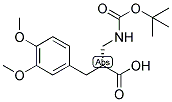 (R)-2-(tert-Butoxycarbonylamino-methyl)-3-(3,4-dimethoxy-phenyl)-propionic acid 结构式