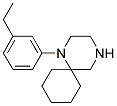 1-(3-Ethylphenyl)-1,4-diazaspiro[5.5]undecane 结构式
