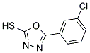 5-(3-Chlorophenyl)-1,3,4-oxadiazole-2-thiol 结构式