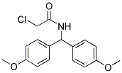 N-[BIS(4-METHOXYPHENYL)METHYL]-2-CHLOROACETAMIDE 结构式