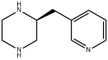 (S)-2-(吡啶-3-基甲基)哌嗪 结构式