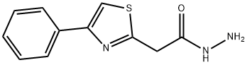 2-(4-苯基-1,3-噻唑-2-基)乙酰肼 结构式