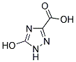 5-HYDROXY-1H-1,2,4-TRIAZOLE-3-CARBOXYLIC ACID 结构式