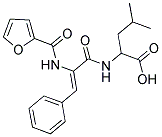 2-{[(2Z)-2-(2-FUROYLAMINO)-3-PHENYLPROP-2-ENOYL]AMINO}-4-METHYLPENTANOIC ACID 结构式