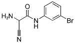 2-Amino-N-(3-bromo-phenyl)-2-cyano-acetamide 结构式