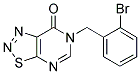 6-(2-BROMOBENZYL)[1,2,3]THIADIAZOLO[5,4-D]PYRIMIDIN-7(6H)-ONE 结构式