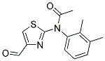 N-(2,3-DIMETHYLPHENYL)-N-(4-FORMYL-1,3-THIAZOL-2-YL)ACETAMIDE 结构式