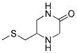 5-METHYLSULFANYLMETHYL-PIPERAZIN-2-ONE 结构式