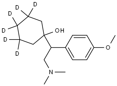 D,L-VENLAFAXINE-D6 结构式