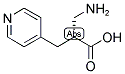 (R)-2-AMINOMETHYL-3-PYRIDIN-4-YL-PROPIONIC ACID 结构式
