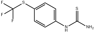 4-(TRIFLUOROMETHYLTHIO)PHENYLTHIOUREA 结构式