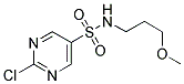 2-CHLORO-PYRIMIDINE-5-SULFONIC ACID (3-METHOXY-PROPYL)-AMIDE 结构式