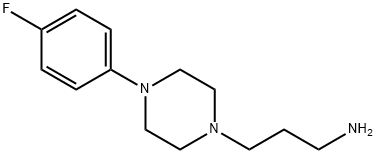 3-[4-(4-氟苯基)哌嗪-1-基]丙胺 结构式