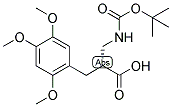 (R)-2-(TERT-BUTOXYCARBONYLAMINO-METHYL)-3-(2,4,5-TRIMETHOXY-PHENYL)-PROPIONIC ACID 结构式