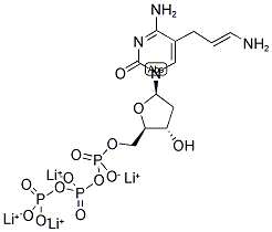 5-AMINOALLYL-2'-DEOXYCYTIDINE-5'-TRIPHOSPHATE LITHIUM SALT 结构式